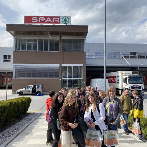 Besuch SPAR Zentrale in Wörgl 4.Klasse Juni 2022